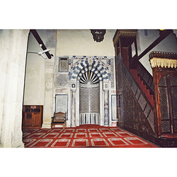 The original Fatimid mihrab in al-Azhar mosque
